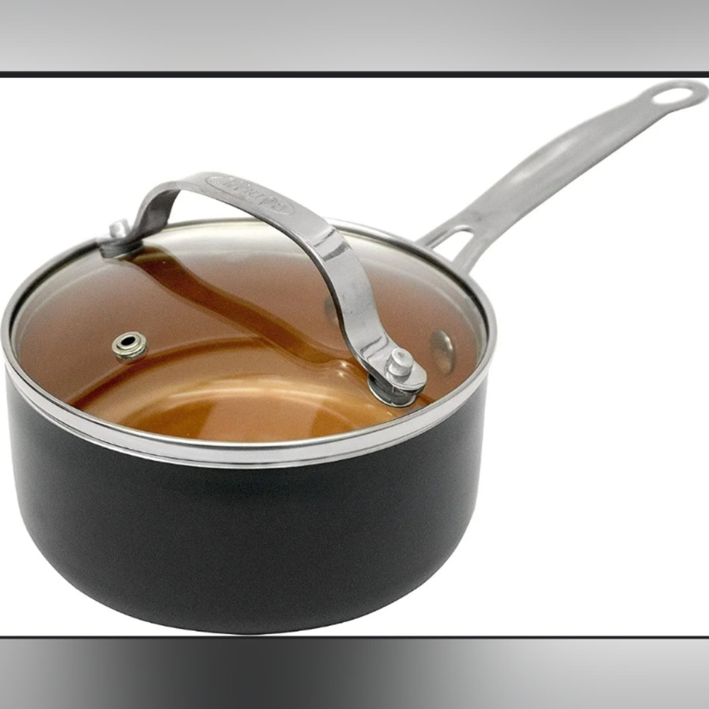 Gotham Steel 3.5qt Saucepan with lid
